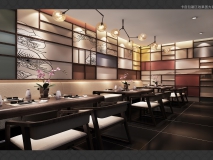 武進吾悅廣場 日式料理店 卡座包廂區(qū)