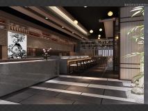 武進吾悅廣場 日式料理店 吧臺區(qū)